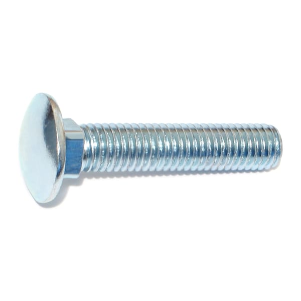 Midwest Fastener Carriage Bolt, Square Neck, 13 (Coarse), 2-1/2 in L, Steel, Zinc Plated, 25 PK 51926 - main